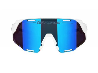 FORCE Grip Brille, weiß/schwarz/blau revo