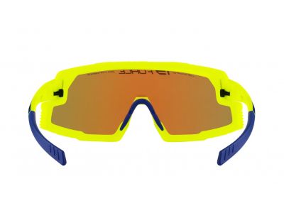 Ochelari FORCE Grip, fluo/albastru