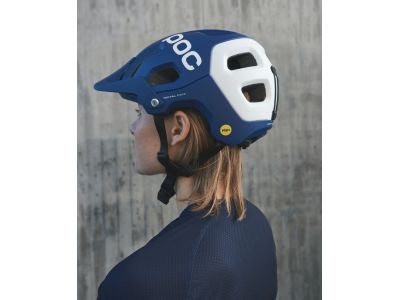 POC Tectal Race MIPS helmet, Lead Blue/Hydrogen White Matt