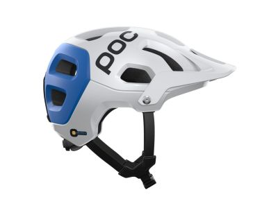 POC Tectal Race MIPS Helm, Hydrogen White/Opal Blue Metallic/Matt