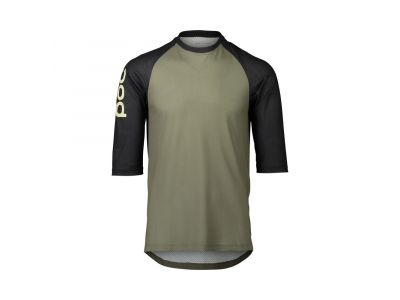 POC MTB Pure 3/4 jersey, Epidote Green/Uranium Black