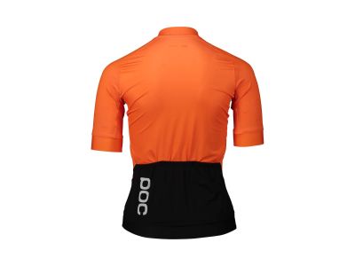 Damska koszulka rowerowa POC Essential Road, O cynkowo-pomarańczowa