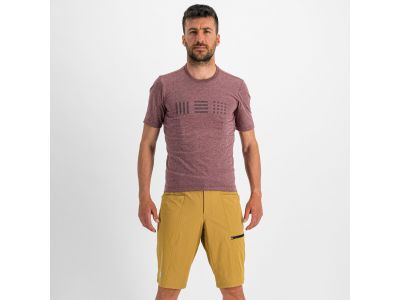 Pantaloni scurți Sportful Giara, galben-maro