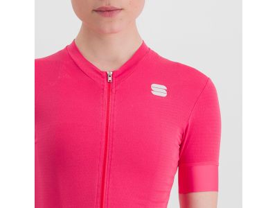 Damska koszulka rowerowa Sportful Monocrom w kolorze czerwonym