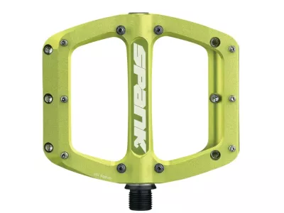 SPANK Spoon 90 platform pedals, green