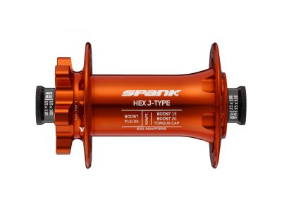 SPANK HEX J-TYPE Boost F15/20, 32 dier predný náboj Orange