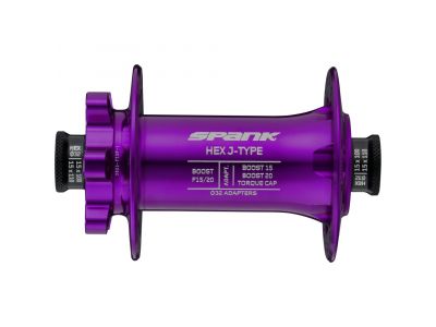 SPANK HEX J-TYPE Boost F15/20, 32-Löcher-Vorderradnabe Violett