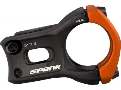 SPANK Split predstavec, Ø-31.8 mm, 38 mm, čierna/oranžová