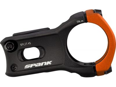 SPANK Split 35 predstavec, Ø-35 mm, 45 mm, čierna/oranžová