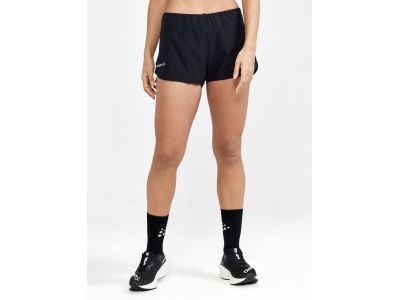 CRAFT PRO Hypervent Split Damen-Shorts, schwarz/pink