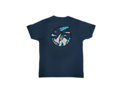 Peaty's Ridewear tričko, flag/denim blue