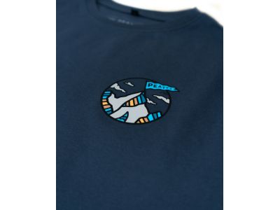 Cămașă Peaty&#39;s Ridewear, steag/denim albastru