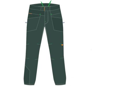 Pantaloni Karpos ABETE verde inchis