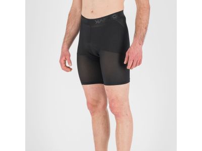 Pantaloni scurți Karpos Pro-Tech, cu bazon, negri