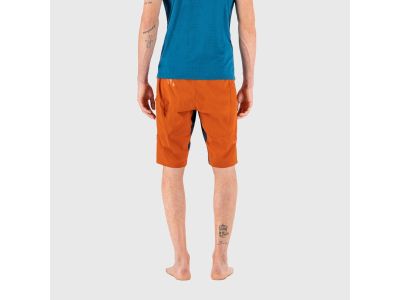 Karpos VAL VIOLA shorts, brown/dark blue/orange