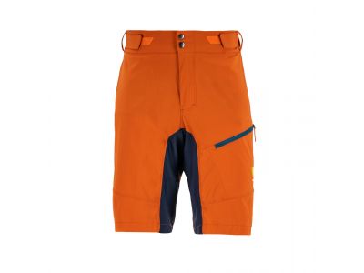 Karpos VAL VIOLA Shorts, braun/dunkelblau/orange