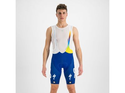 Sportful TotalEnergies BodyFit Pro Classic shorts with braces, blue
