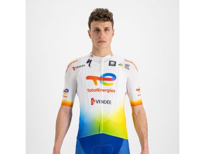 Sportful TotalEnergies Bodyfit Team koszulka rowerowa, biała