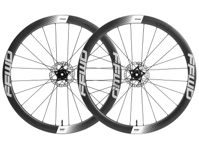FFWD RYOT44 28&amp;quot; wheel set, FFWD 2:1 hubs, solid axle, carbon, white/black