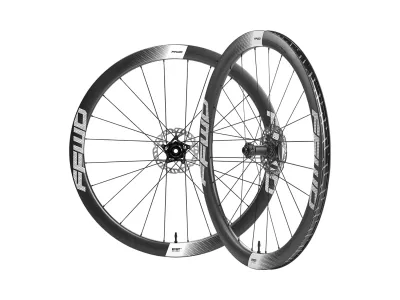 FFWD RYOT44 28&quot; wheel set, FFWD 2:1 hubs, solid axle, carbon, white/black