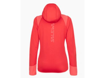 Salewa Agner Hybrid PL/DST Damen Sweatshirt, Calypso Coral Mel