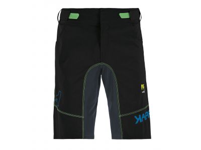 Karpos BALLISTIC EVO shorts, black/blue/fluo green