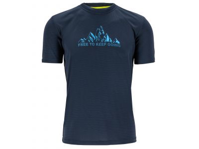 Karpos LOMA Print T-Shirt, dunkelblau