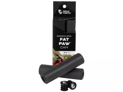 Gripy krzywkowe Wolf Tooth Fat Paw Cam, czarne