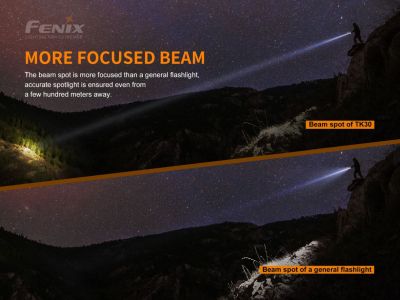 Fenix TK30 tactical laser flashlight