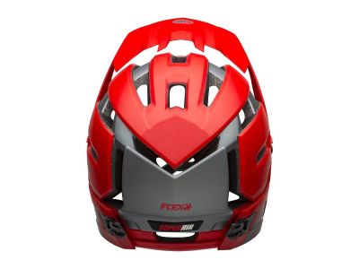 Bell Super Air R Spherical Helm, Mat/Glos Red/Gray