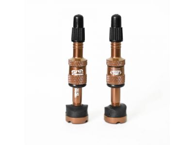 E-13 Quick Fill tubeless valves 23-31 mm 2 pcs Bronze
