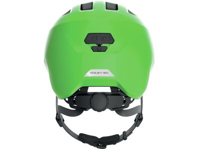 ABUS Smiley 3.0 children's helmet, shiny green