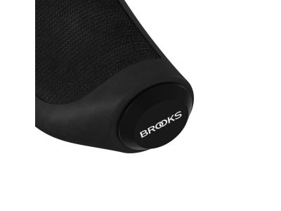 Brooks Ergonomiczne gumowe uchwyty, 130/130 mm, czarne