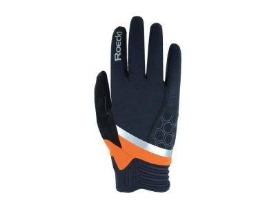 Roeckl Morgex Bi-FUSION rukavice, čierna/oranžová