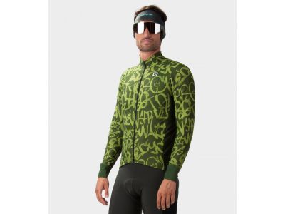 Koszulka rowerowa ALÉ SOLID RIDE, zielona
