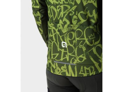 Koszulka rowerowa ALÉ SOLID RIDE, zielona
