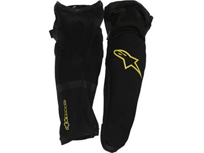 Alpinestars Paragon Plus Protector Knieprotektoren, schwarz/gelb säurehaltig