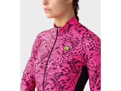 ALÉ PR-R PAPILLON damska koszulka rowerowa, fluo pink