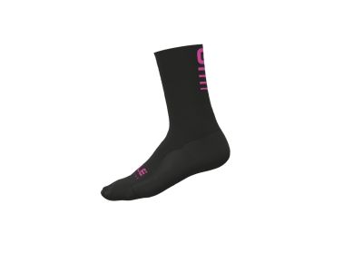 ALÉ STRADA 2.0 Socken, schwarz/fluo pink