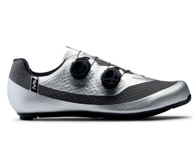 Buty rowerowe szosowe Northwave Mistral Plus, srebrne