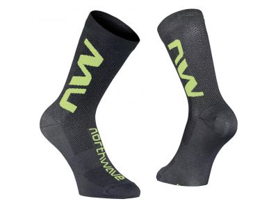 Northwave Extreme Air Socks Black / Yellow Fluo