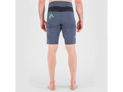 Karpos VAL VIOLA shorts, blue/black/fluo green