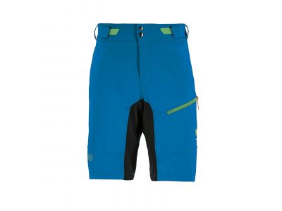 Karpos VAL VIOLA shorts, blue/black/fluo green