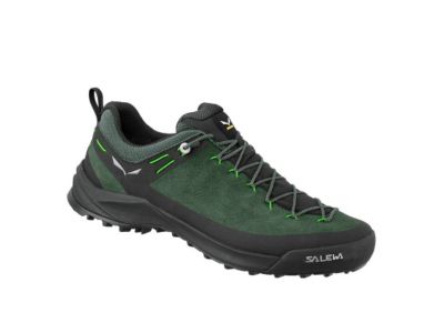 Cizme Salewa MS Wildfire piele, verde brut/negru