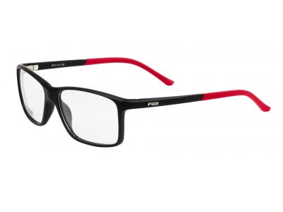 R2 Flick Korrektionsbrille, schwarz/rot