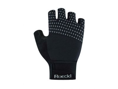 Rękawiczki damskie Roeckl Diamante Bi-FUSION, czarne