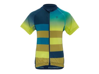 SILVINI Mazzani children&#39;s jersey, navy/lime