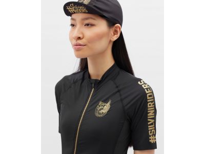 SILVINI Mottolina women's jersey, black/gold