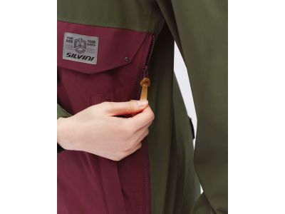 Jachetă de damă SILVINI Montesola WJ2223, măsline/prune