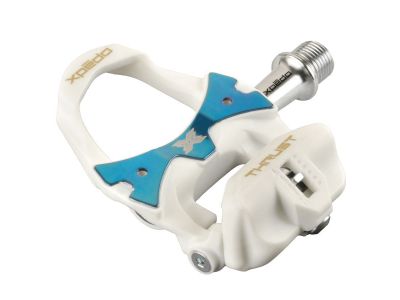 X-pedo Thrust 8 Team pedals, white/blue